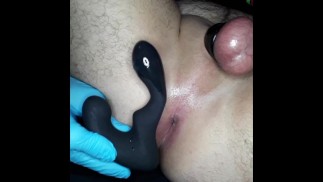 Crazy NEW PROSTATE TOY Making My COCK Dance and Drip! Come hither prost-toying, cock throbs & jumps!