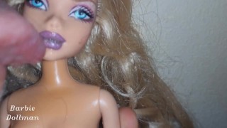 Precum in all my cousin's blonde dollface 2