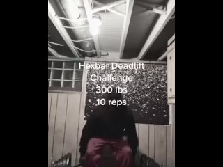 300 Lb Deadlift Challenge 10 Reps