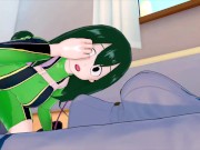 Preview 1 of FUTA MY HERO ACADEMIA TORU HAGAKURE X TSUYU ASUI (3D HENTAI)