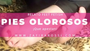 [FEET FETISH] RELATO ERÓTICO JOI STYLE | PIES OLOROSOS QUE APESTAN | PEDIDO PERSONALIZADO DE FAN ♥