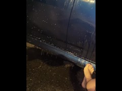 That car is back again but this time I successfully Power Pissed all over it!