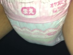 017 オヤスミマンにおもらし！膨らんだおむつ - Screenshot 10 of 16 - おむつ Diaper