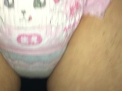 017 オヤスミマンにおもらし！膨らんだおむつ - Screenshot 11 of 16 - Diaper
