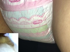017 オヤスミマンにおもらし！膨らんだおむつ - Screenshot 3 of 16 - Diaper Bedwetting