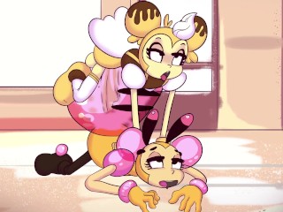 Futa Pudding Шпинель трахается с медоносной пчелиной шпинелью