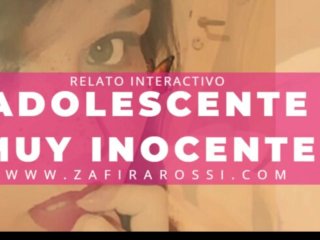 ROLEPLAY JOVENCITA VIRGEN, DULCE EINOCENTE RELATO ERÓTICO_INTERACTIVO [ASMR] STORIES IN_SPANISH