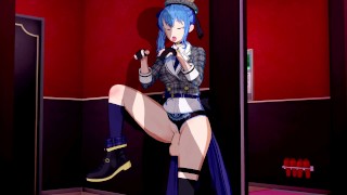 Japanese Hentai lesbian anime Uncensored Rin and Sakura 60fps ASMR Earphones recommended