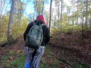 Preview 2 of Blowjob mit Fremden im Wald (Outdoor)