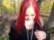 Preview 3 of Blowjob mit Fremden im Wald (Outdoor)
