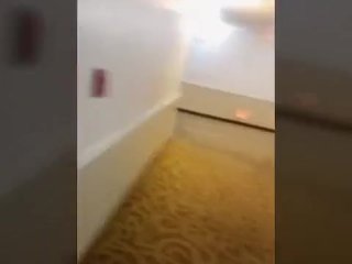 Leashed Slut Walked through Hotel