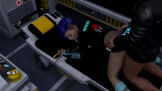 赛博朋克 2077 ■ V 在 Medic Bay 中被搞砸 ■ 带声音的 Blender SFM