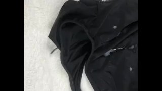 Cum in my panties before a run ! porn video thumbnail