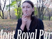 Preview 1 of INHALE 51 Smoking and risky public nudity in Montreal by Gypsy Dolores