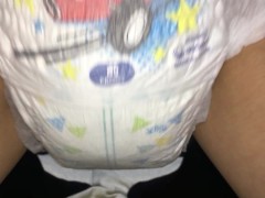 018 おむつおもらしに興奮！おむつを巻いてオナニー！ - Screenshot 10 of 16 - おむつ Diaper
