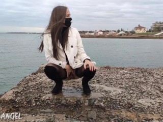 hairy teen, piss teen, slut, verified amateurs, outdoor, public, outdoor piss, teen, piss, carantine, babe, pee, whore, hairy pussy, solo female, fingering, stockings, sea public, 60fps, brunette teen, amateur, sea, fetish, mini skirt, pissing
