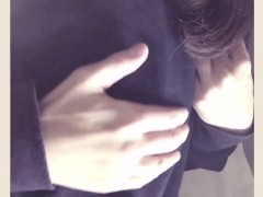 【ちくびぜめ】ぽっちり乳首をエッチな色のスポンジでコリコリ nipple massage with PINK sponge Japanese masturbation orgasm - Screenshot 4 of 16 - Masturbation