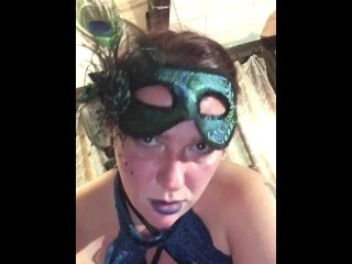 vertical video, mask, bondage, solo female