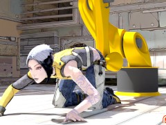 Borderlands Maya Takes A Fuck Break With Robot Arm ■ Borderlands ■ Blender SFM SOUND