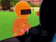 Preview 2 of FUTA Among Us monster X yellow (3D HENTAI)