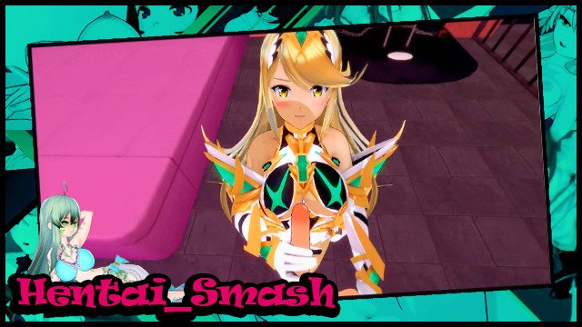 Mythra gets some manners fucked into her from your POV - Xenoblade Chronicles 2 hentai