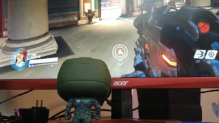 Memehub Mini Doom Slayer Watches As Widow Gets Blown While Getting Fucked In Overwatch
