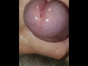 Preview 5 of Close-up fast thick oiled cumshot, 4k, 60fps