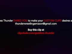 GT101 PoV Goddess Thunder School Gil Bully Cock Sucking - Dildo Worship Femdom Domination - Preview