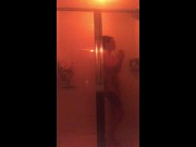 Preview 2 of Dirty Slut takes a steaming hot shower