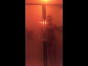 Preview 3 of Dirty Slut takes a steaming hot shower