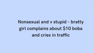 Asmr- (несексуальная) девушка плачет из-за напитка за 10 долларов