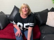 Preview 1 of Mature Step Mom is rudely interrupted and has her Pussy poked and fucked and a mouthful of cock.
