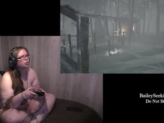 re7, nude gamer, video game, chubby