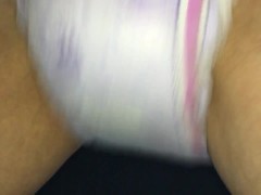 【020】GoodNitesでおもらし！おむつの中は快感に包まれています！