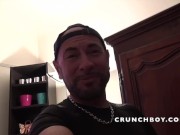 Preview 1 of the sexy latino Anthony AUSTIN fucked bareback by KEVIN DAVID for CRUNCHBOY Fun porn