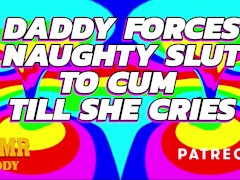 Daddy Fucks Naughty Girl Til She Cums So Much She Cries (ASMR Audio)