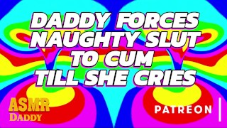 Daddy Fucks Naughty Girl Til She Cums So Much (ASMR Audio)