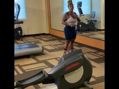 Work out morning on vacation 