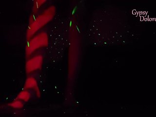 BARE DANCING FEET IN DISCO LIGHTS by Gypsy Dolores
