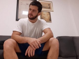 Sweaty dominant alpha stud after a workout