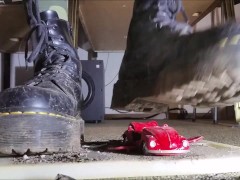 Toycar Crushing with Doc Martens Plateau Boots (Trailer)