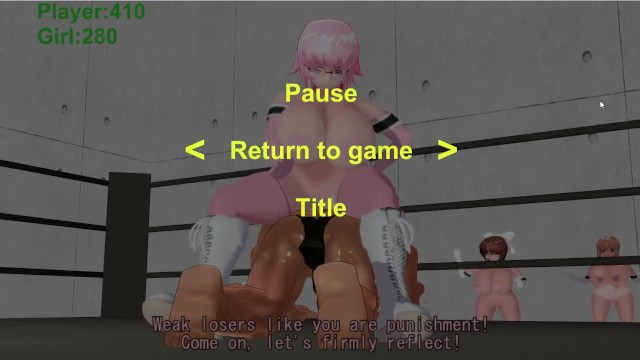 パーフェクトガールズ【SFM3Dゲーム】爆乳ぽっちゃり少女が支配するレスリングセックスファイト