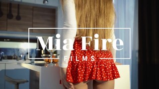 Seduced my operator in the kitchen - Mia Fire