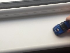 Playing With A Toy Car. Vroom!!
