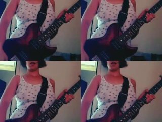sexy dance with a sexy guitar