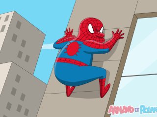 superhero, funny, cartoon, spiderman