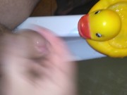 I fed sperm to a rubber toy