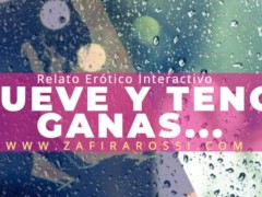 RELATO INTERACTIVO JOI STYLE | LLUEVE Y TENGO GANAS DE COGER | SOLO AUDIO [SONIDOS AMBIENTALES ASMR]