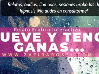 audio argentina, relato interactivo, handjob, narracion porno