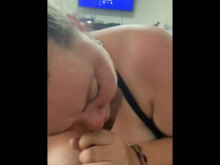 Titty fucked my step sister. Then pulled out to cum_on her tits.